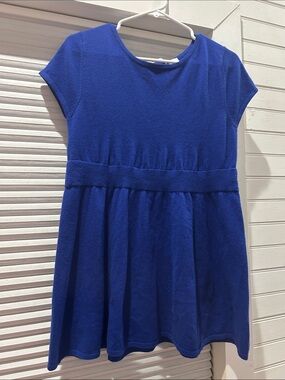 Autumn Cashmere | Babydoll Cashmere Mini Dress | Royal Blue | Size M | NWOT